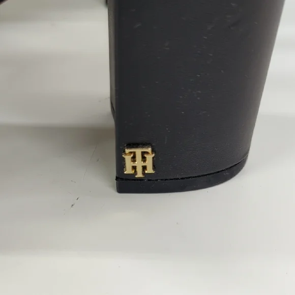 TOMMY HILFIGER Knot Block Sandals Black Size 10 - Picture 11 of 12